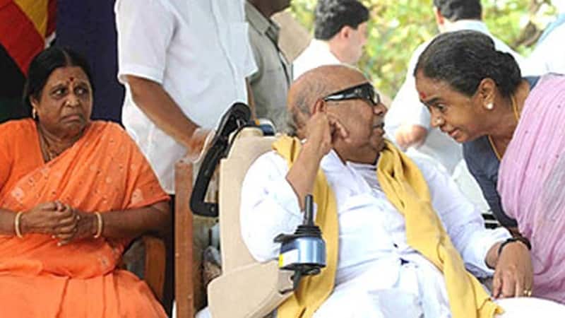 Gandhi Pressure to his husband MK Alagiri