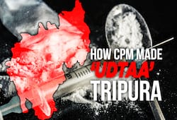 Tripura Biplab Kumar Deb Manik Sarkar drugs BJP terror CPM Agartala