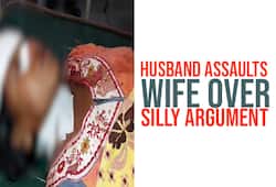 Karnataka Husband slashes wife's throat argument victim hospital Video Jagalur