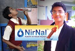 Niranjan Karagi Nirnal water filter Karnataka affordable filter clean drinking water