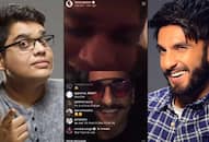 Ranveer Singh and Tanmay Bhat Instagram live video call