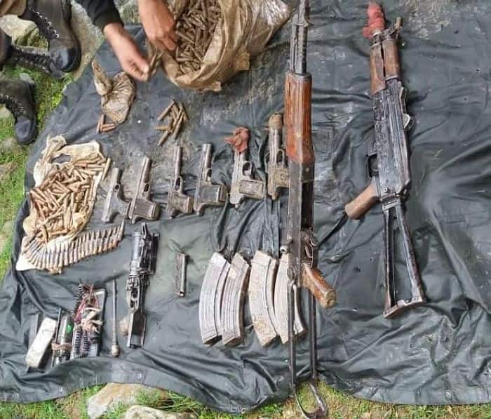 Terror hideout busted in Rajouri; Arms, Ammunition recovered