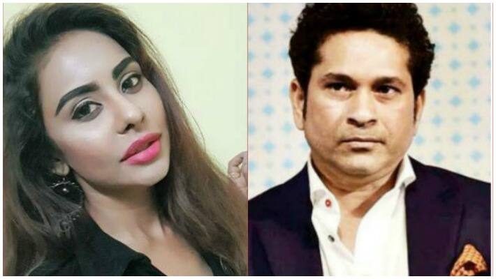 Controversial actress Sri Reddy trolled for targeting SachinTendulkar Controversial actress Sri Reddy trolled for targeting SachinTendulkar