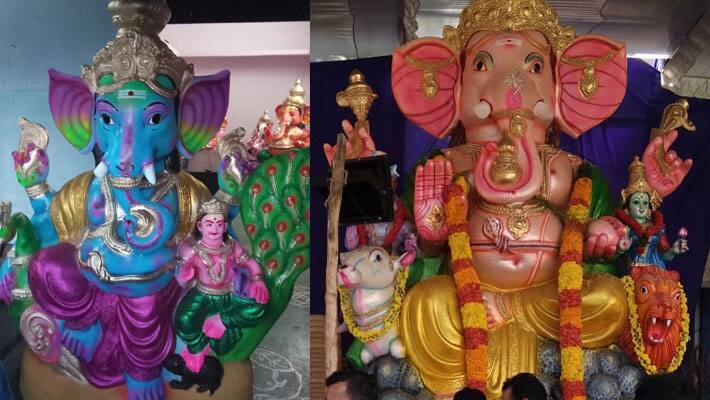 Ganesha idols in violation of the ban ..? This is the politics of sectarianism ... Balakrishnan is furious !!