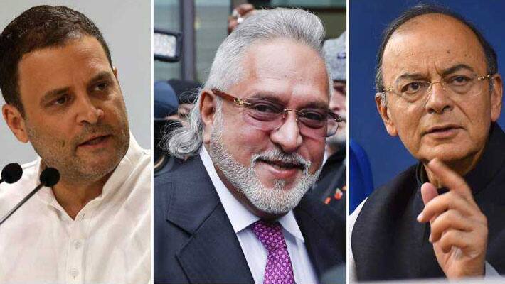 Rahul accuses... Jaitley of colluding criminal Vijay Mallya Rahul accuses... Jaitley of colluding criminal Vijay Mallya