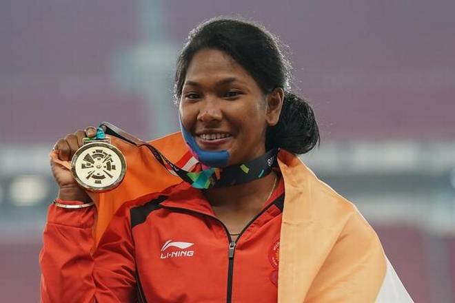 adidas prepared a special canvas shoe for sports player swapna