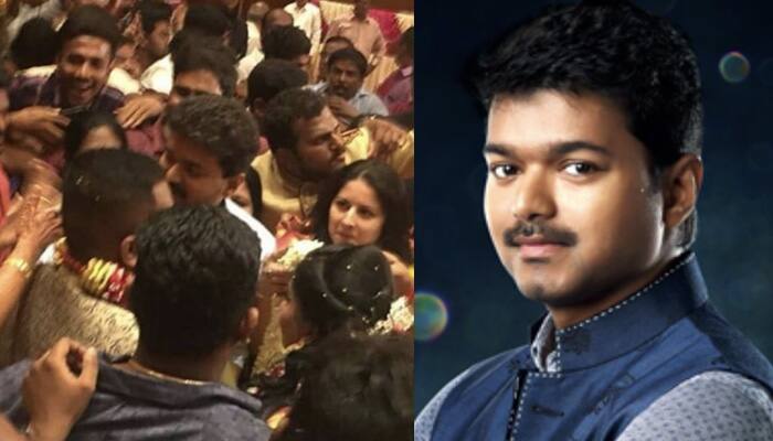 Tamil superstar Vijay visits Puducherry gets mobbed by sea of fans