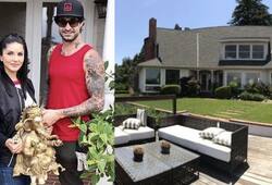 Sunny Leone Daniel Weber Los Angeles home pictures