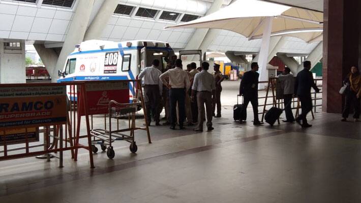 Chennai airport youn girl Suicide attempt