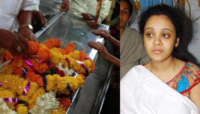 amrutha wife of murdered dalit man