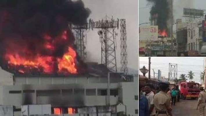 Fire Breaks Out in Sri Kanya Cinema Hall in Vishakhapatnam