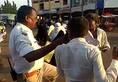 Karnataka traffic cop assault abuse viral video Bidar police