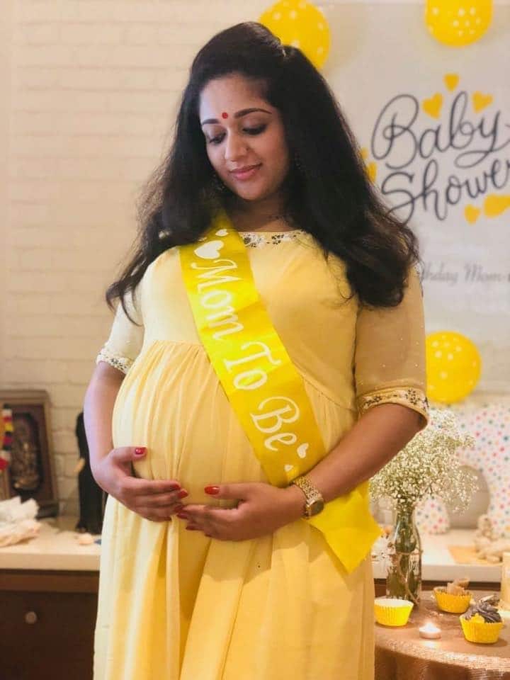 dileep and kavya blessed with a baby