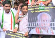 Bengaluru Congress leaders lay siege to BJP president Yeddyurappa's house shout slogans