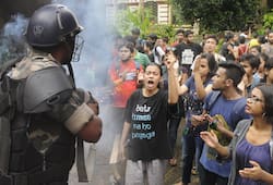 West Bengal police students Urdu Hindu Muslim protest language fight