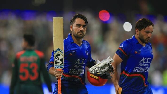 Watch: Rashid Khan Reveals How Afghan Teammate Stole "Special Bat" Given To Him By Virat Kohli Watch: Rashid Khan Reveals How Afghan Teammate Stole "Special Bat" Given To Him By Virat Kohli