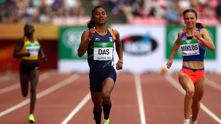 Indian Star Athlete Hima Das Named State Ambassador Of Assam Indian Star Athlete Hima Das Named State Ambassador Of Assam
