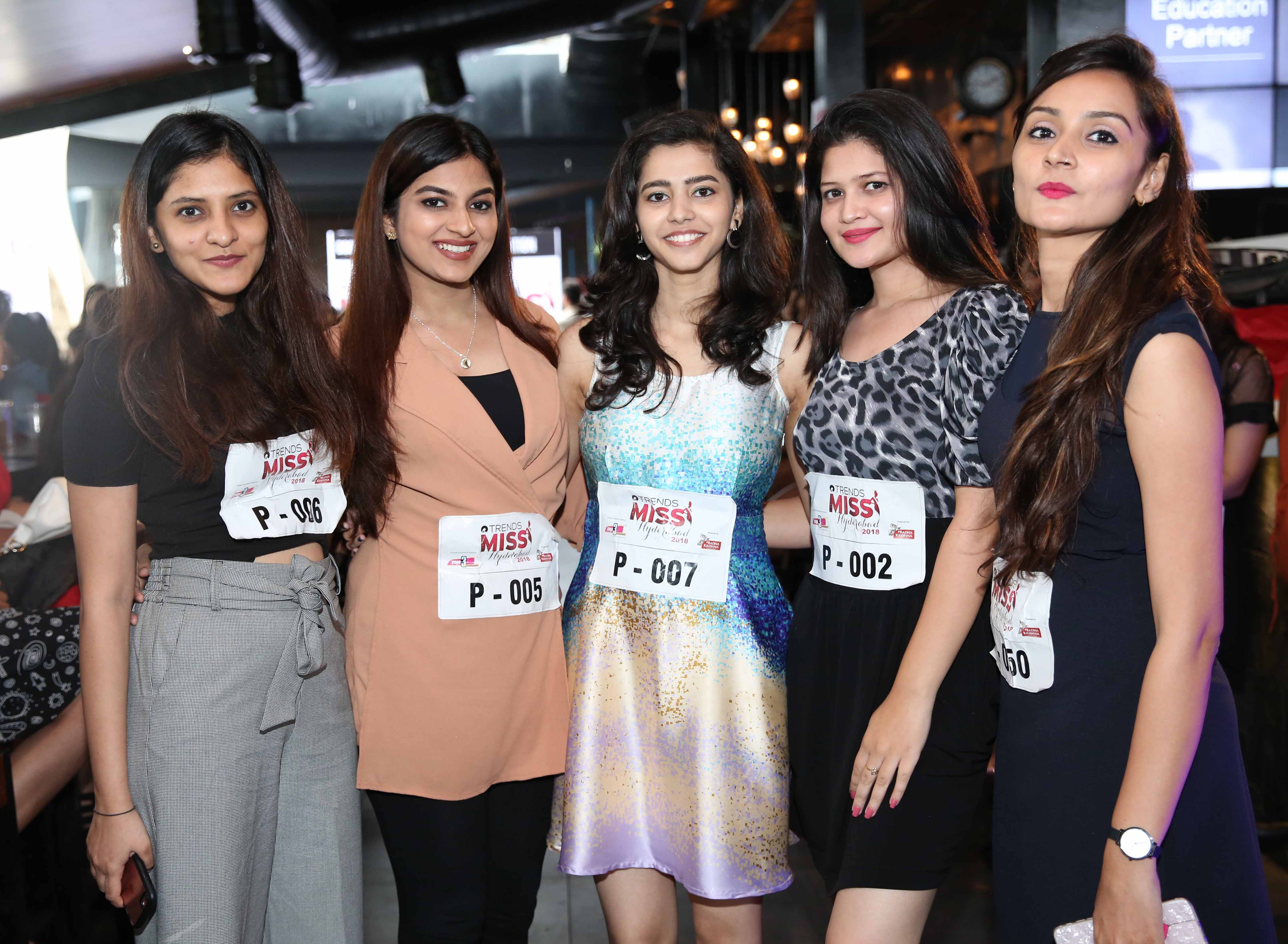 Over 500 Girls Audition at the First Round of Audition of TRENDS MISS HYDERABAD 2018