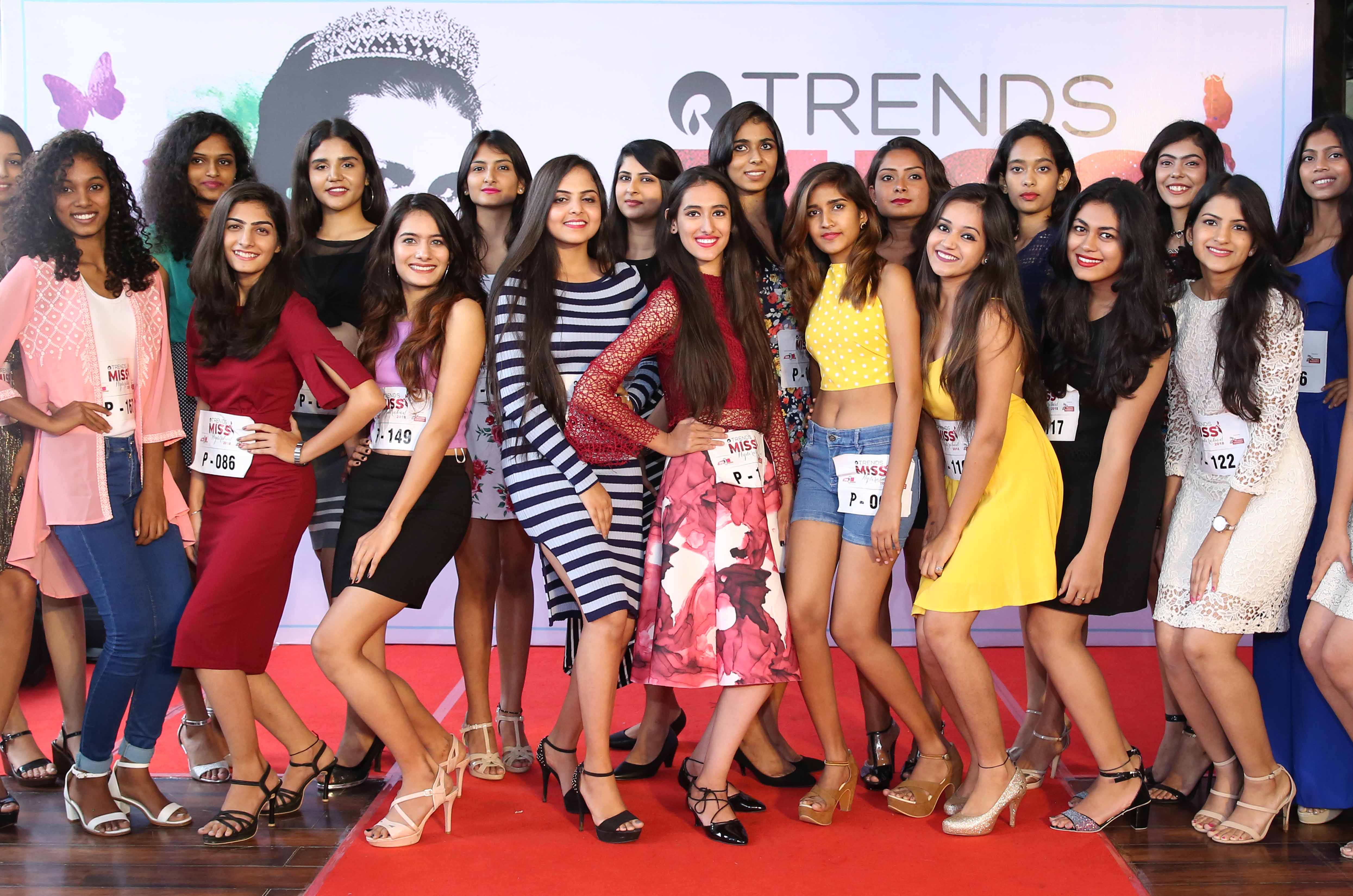 Over 500 Girls Audition at the First Round of Audition of TRENDS MISS HYDERABAD 2018