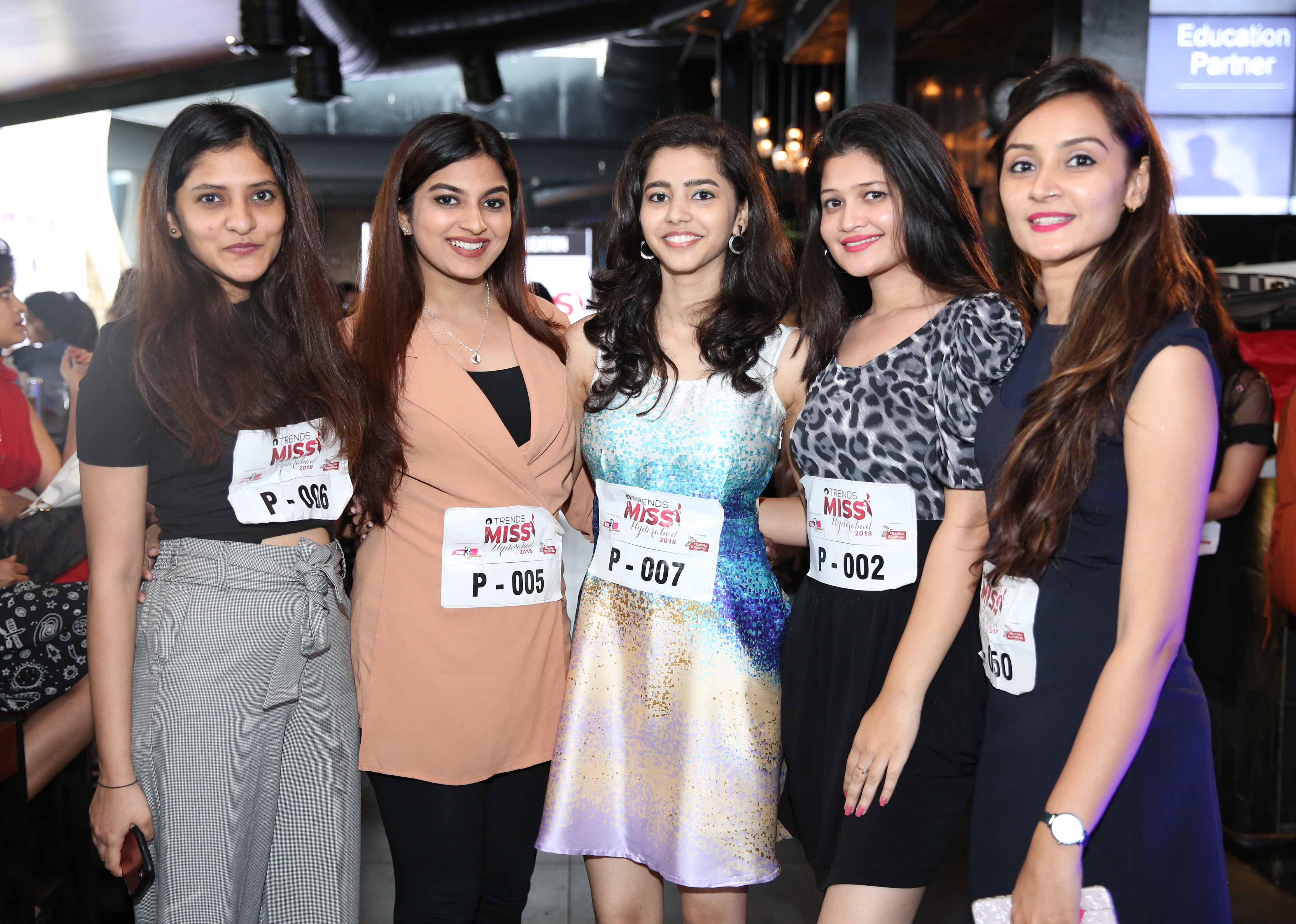 Over 500 Girls Audition at the First Round of Audition of TRENDS MISS HYDERABAD 2018