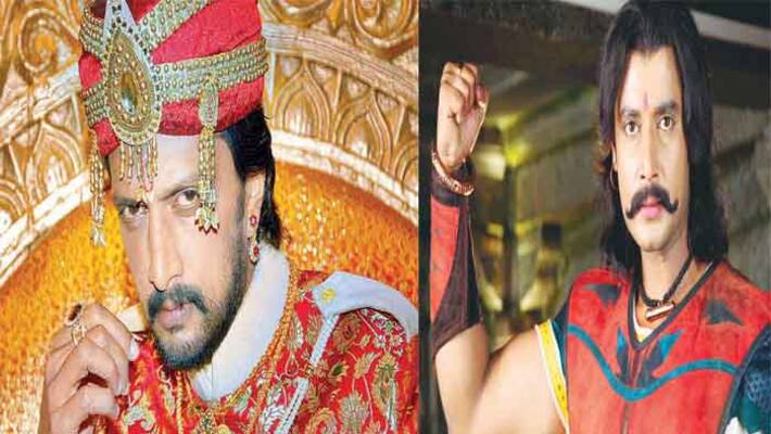 Fight between Kiccha Sudeep and Darshan for upcoming movie Gandugali Madakari Nayaka role Fight between Kiccha Sudeep and Darshan for upcoming movie Gandugali Madakari Nayaka role