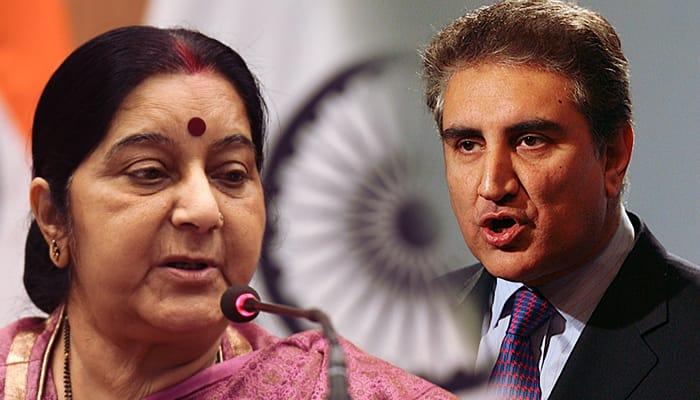 Sushma did not give Swaraj to Pakistani Foreign Minister, Tawzo, Bukhlaya Pakistan
