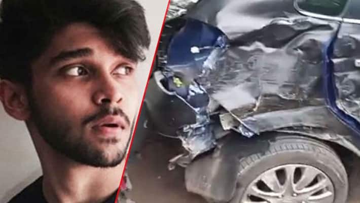 Car of actor Vikram son crashes case... Deal with Police