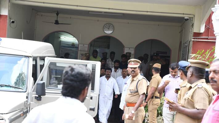 AIADMK MLA Karunas Arrested AIADMK MLA Karunas Arrested