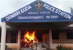 Maoists gun down TDP MLA ex-legislator Andhra Pradesh agitated supporters set police station on fire Video