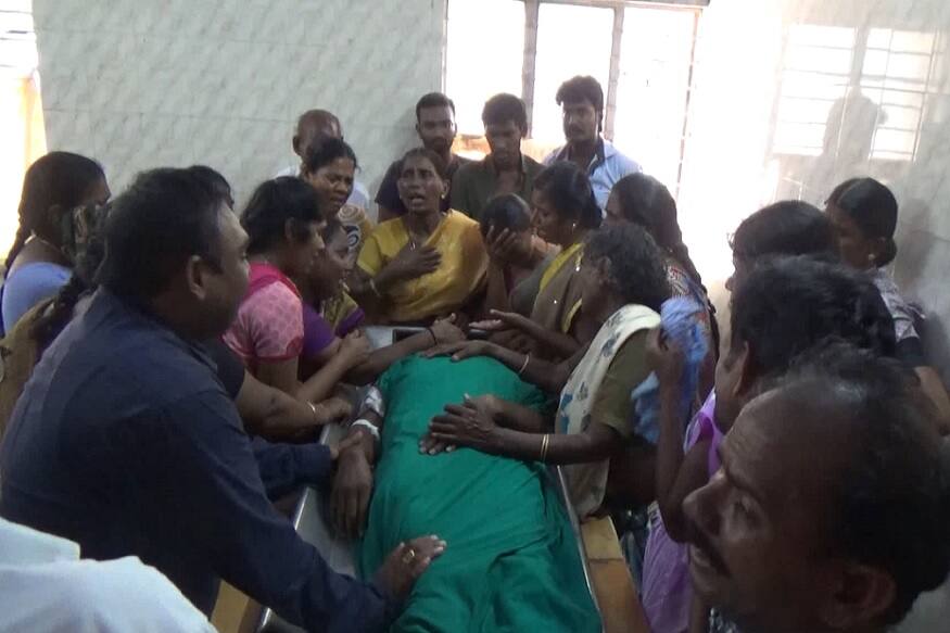 without knowing husbands accident news nurse wife gave treatment in omalur govt hospital icu