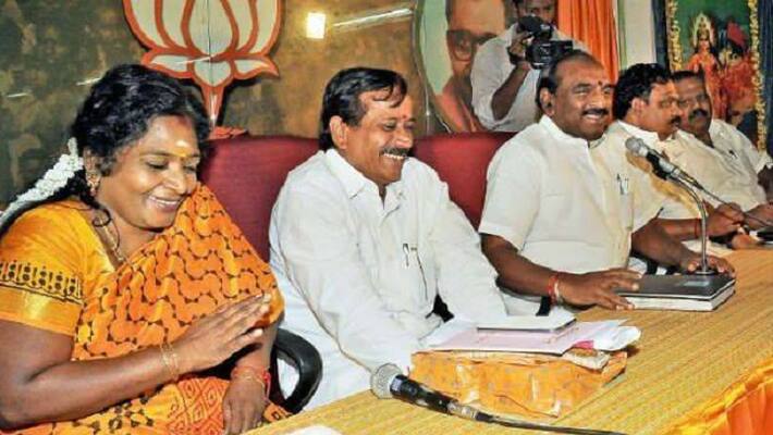Admk banned for H.Raja and Tamilisai campaign in Tamil nadu Admk banned for H.Raja and Tamilisai campaign in Tamil nadu