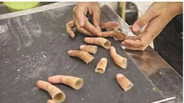 Fake finger use to vote in election Fake finger use to vote in election