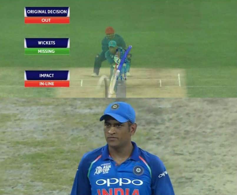 dhoni indirectly revealed the discontent with umpire decisions