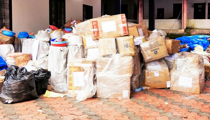 flood relief food materials in idukki collectorate