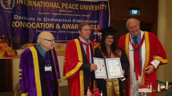 Priya Hasan bagged doctorate from Germany University Priya Hasan bagged doctorate from Germany University