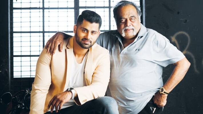 Abhishek Ambareesh scolds his father in Ambi Ninge Vayassayto film Abhishek Ambareesh scolds his father in Ambi Ninge Vayassayto film