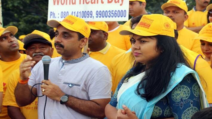 Modern life style cause rasing heart problem says Soumya Reddy on World Heart Day Modern life style cause rasing heart problem says Soumya Reddy on World Heart Day