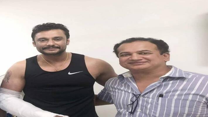Sandalwood actor Darshan discharged from Hospital in Mysuru Sandalwood actor Darshan discharged from Hospital in Mysuru