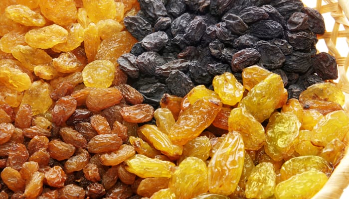 eat raisins to get body weight