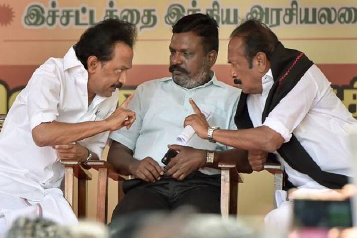 9 parties alliance with dmk in parliment