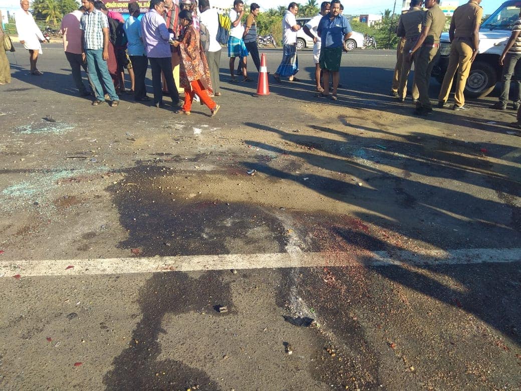 accident near samayapuraam 8 persons died