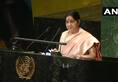 Pakistan Osama Bin Laden 2018 Mumbai attack suspect Sushma Swaraj UNGA