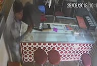 Karnataka Thief caught on CCTV stealing gold cash worth Rs 25 lakh