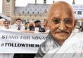 'Gandhi March' took place on the occasion of Non-violence Day in Holland, thousands people attended