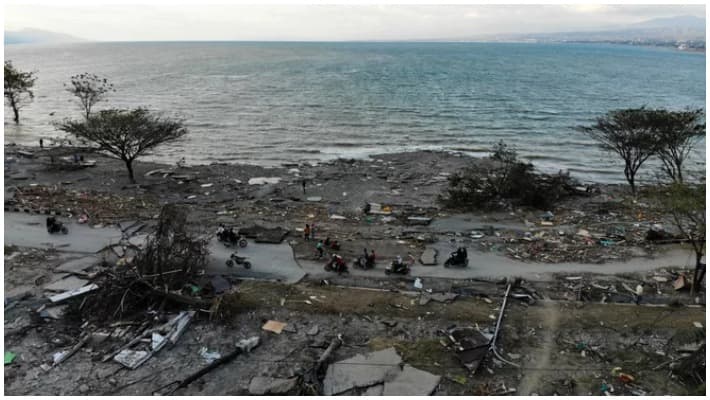 tsunami alert for new kalitonia