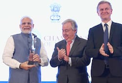 PM Modi receives UN's top environmental honour 'Champions of The Earth'