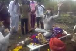 Aghori dead mother's body pooja public glare Trichy Video