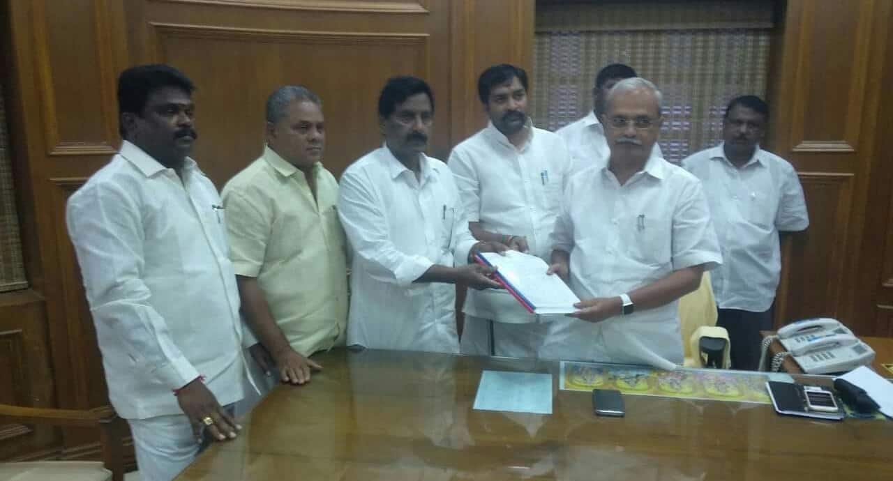 Tamil Nadu AIADMK Anbalagan files complaint Lieutenant Governor Kiran Bedi