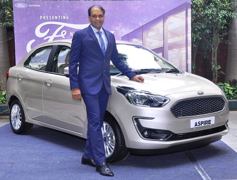 Ford India Introduces the New Aspire at INR 555000 in Bangalore