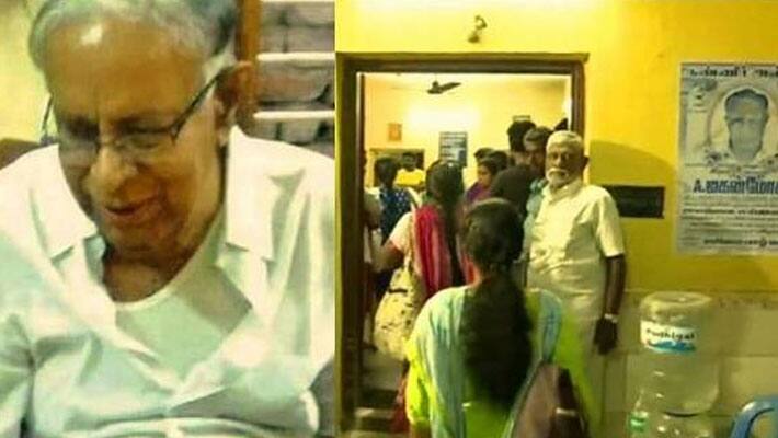 chennai famous 20 rupees Doctor died chennai famous 20 rupees Doctor died